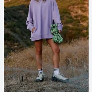 Free People Purple Tunic / Sweater Dress